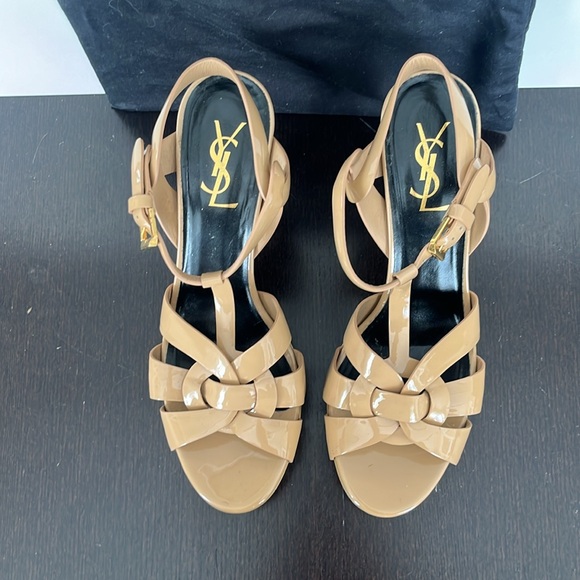 Nearly Perfect- YSL Nude Heels - Picture 2 of 7